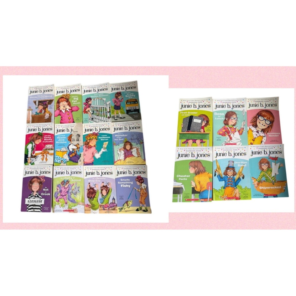 Junie B. Jones Book Lot 18 Paperbacks Barbara Park Scholastic Kids Series